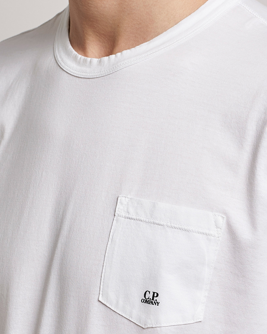 Herren | T-Shirts | C.P. Company | Mercerized Cotton Pocket T-Shirt White