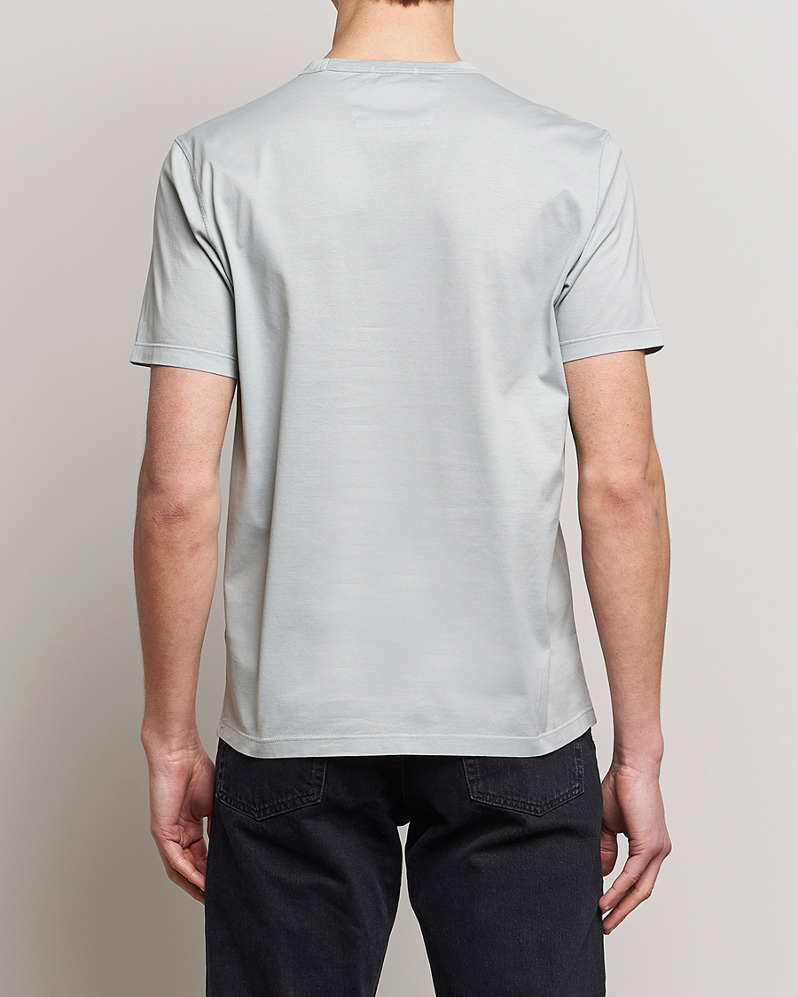 Herren | T-Shirts | C.P. Company | Mercerized Cotton Pocket T-Shirt Ocean
