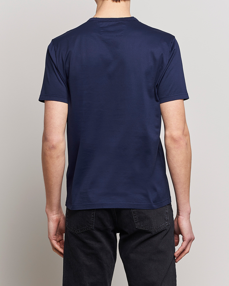 Herren | T-Shirts | C.P. Company | Mercerized Cotton Pocket T-Shirt Navy