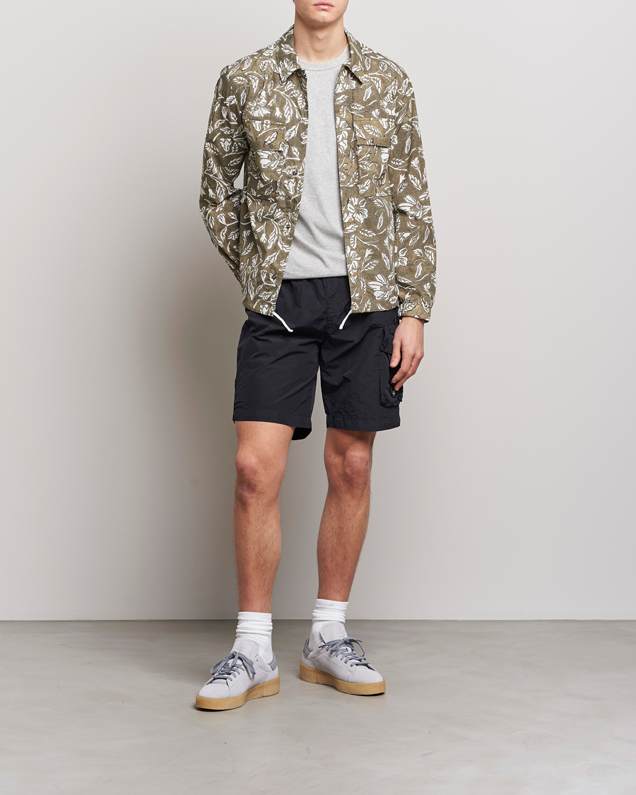 Herren | Shorts | C.P. Company | Flatt Nylon Garment Dyed Shorts Black