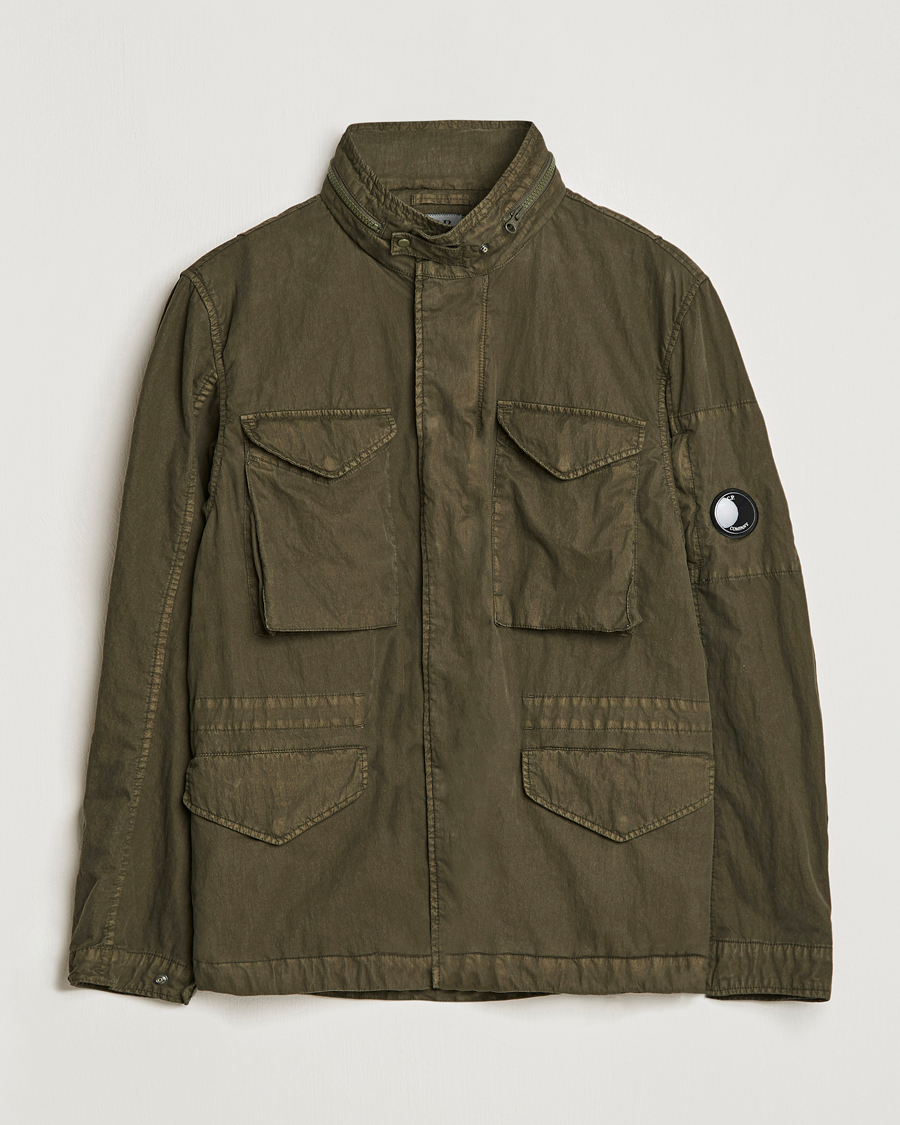Herren | Jacken | C.P. Company | 50 Fili GUM Cotton Field Jacket Olive