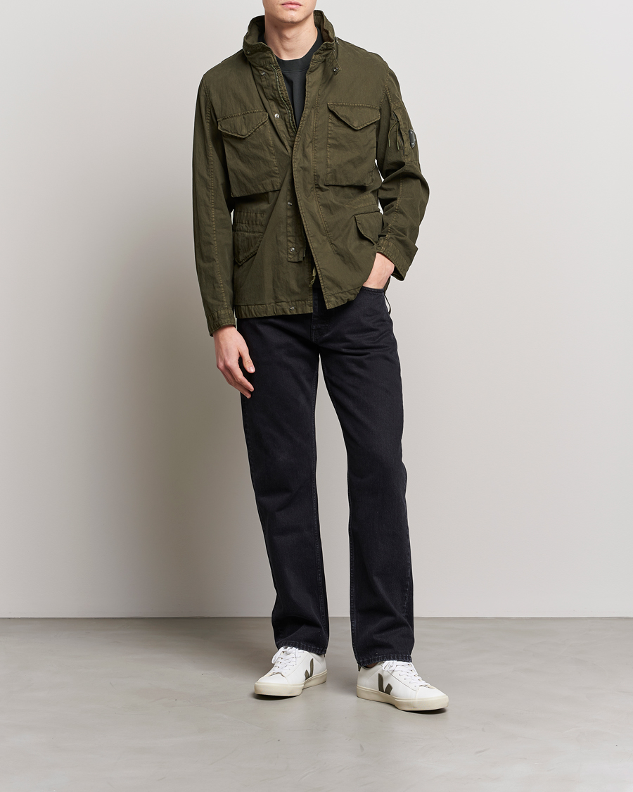 Herren | Jacken | C.P. Company | 50 Fili GUM Cotton Field Jacket Olive