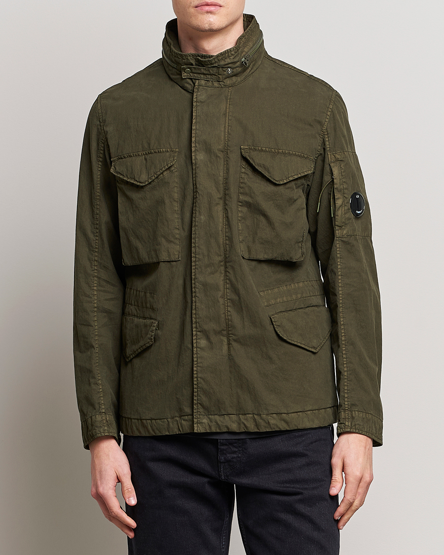 Herren | Jacken | C.P. Company | 50 Fili GUM Cotton Field Jacket Olive