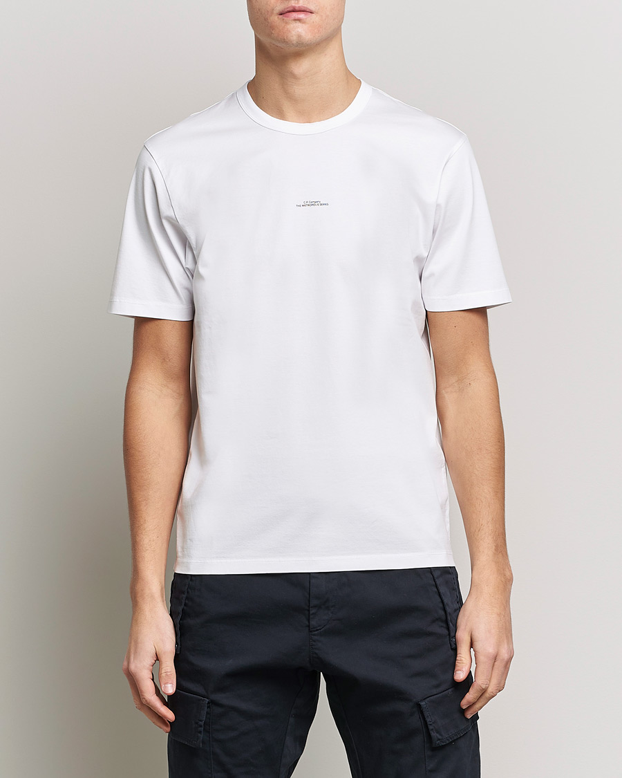 Herren | T-Shirts | C.P. Company | Metropolis Mercerized Jersey T-Shirt White