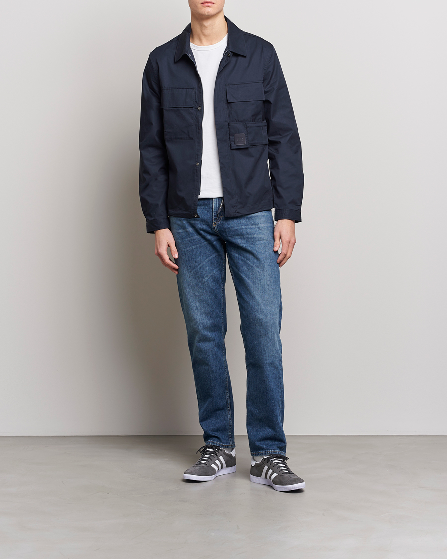 Herren | Hemden | C.P. Company | Metropolis Cotton Gabardine Overshirt Navy
