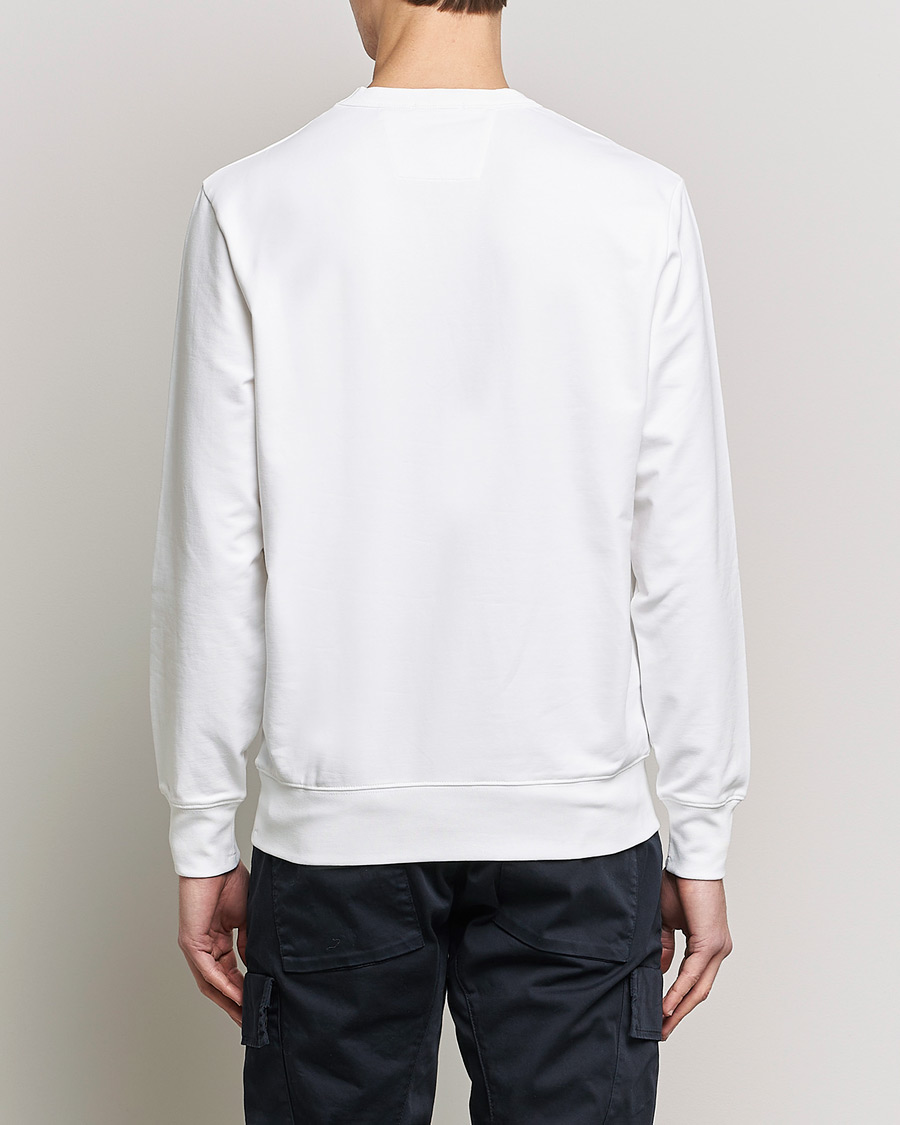 Herren | Pullover | C.P. Company | Metropolis Stretch Fleece Sweatshirt White