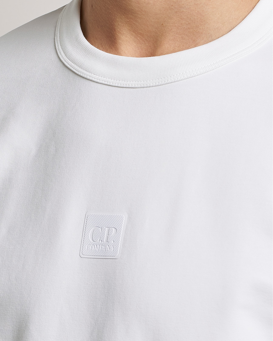 Herren | Pullover | C.P. Company | Metropolis Stretch Fleece Sweatshirt White