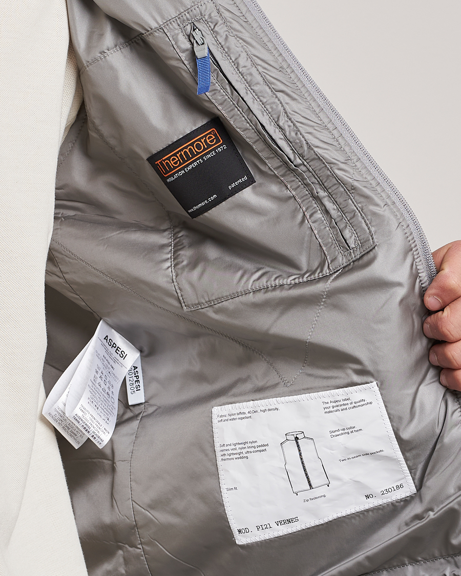 Herren | Westen | Aspesi | Vernes Nylon Gilet Grey