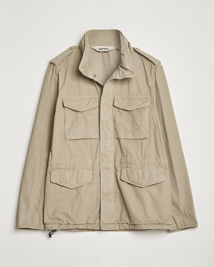 Herren | Jacken | Aspesi | Cotton Field Jacket Khaki