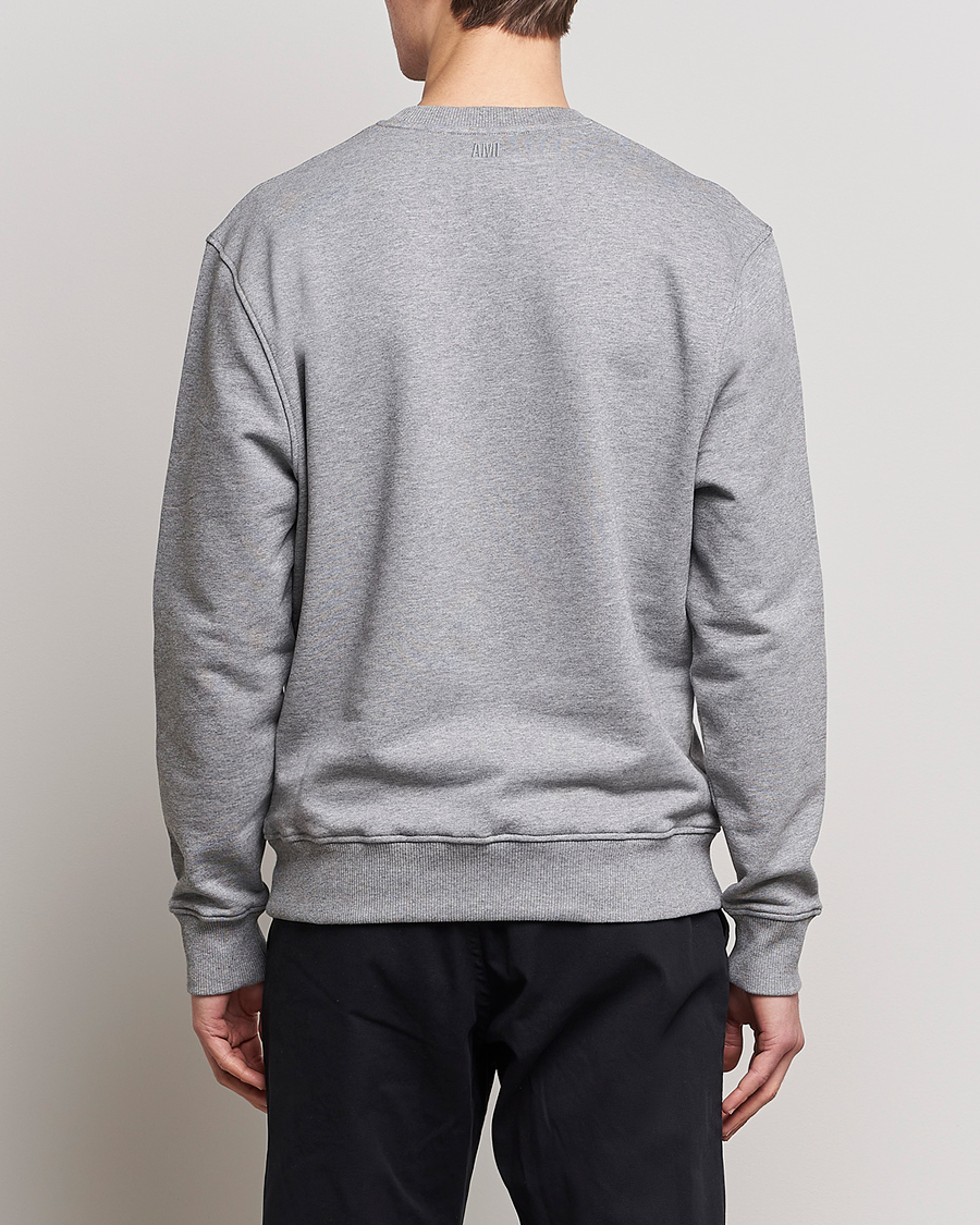 Herren | Pullover | AMI | Heart Logo Sweatshirt Heather Grey