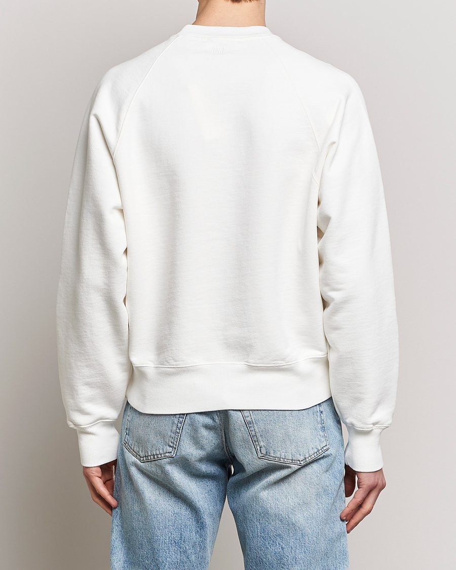 Herren | Pullover | AMI | Big Heart Sweatshirt Natural White