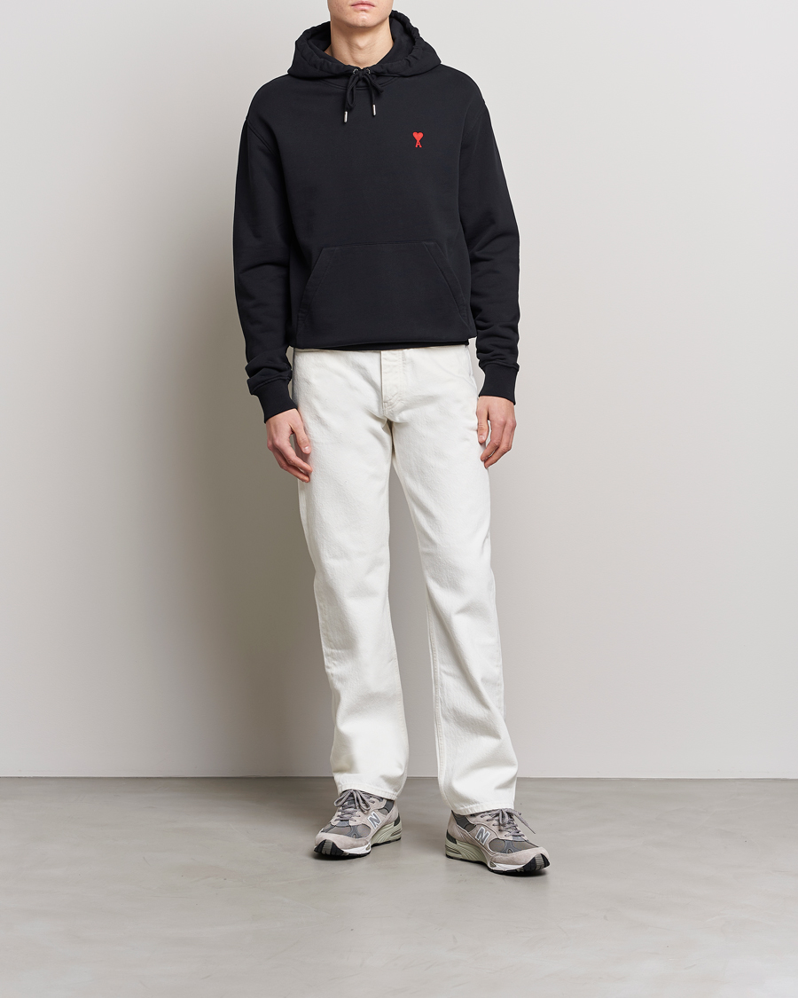 Herren | Pullover | AMI | Heart Logo Hoodie Black