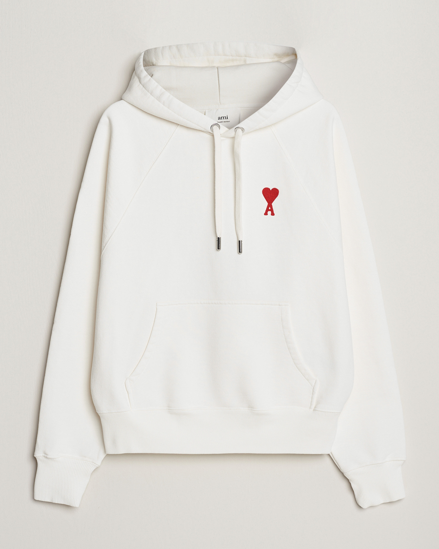 Herren | Pullover | AMI | Big Heart Logo Hoodie Natural White