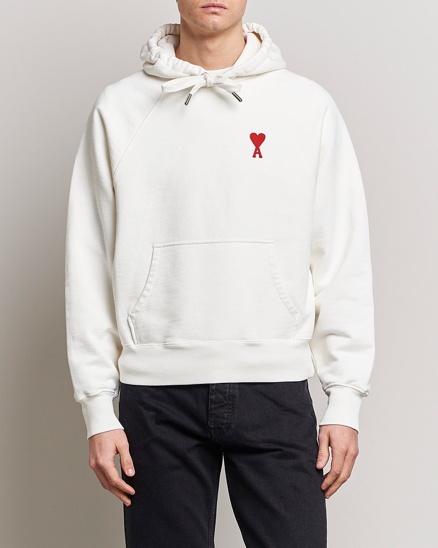 Herren | Pullover | AMI | Big Heart Logo Hoodie Natural White