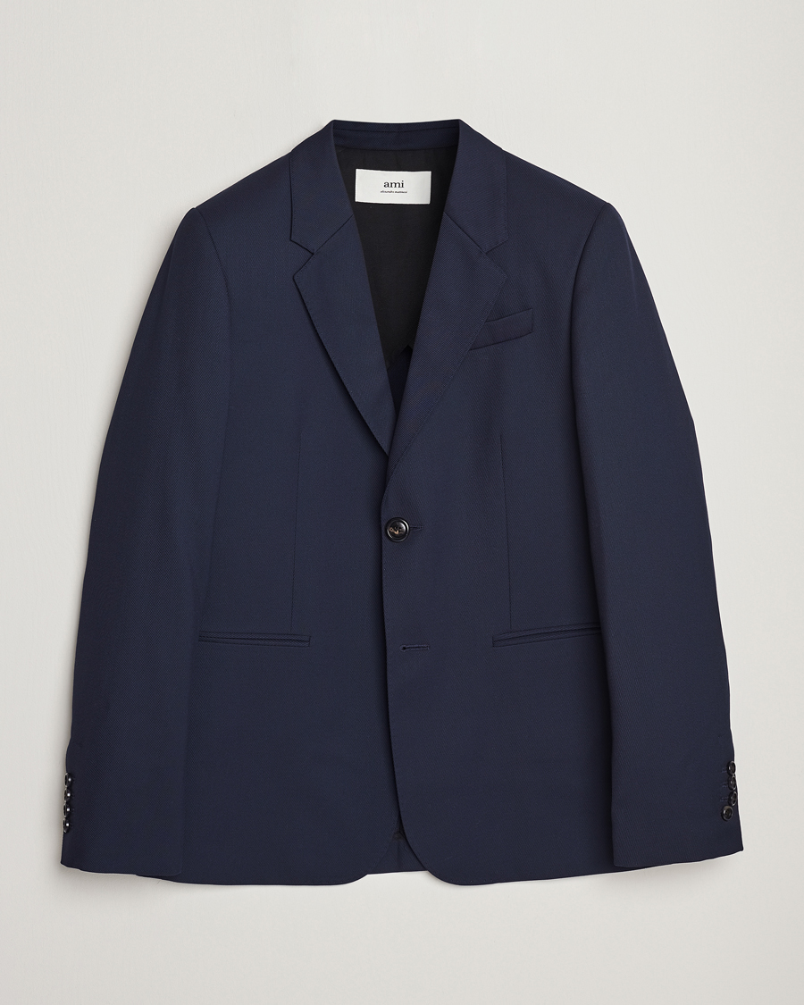 Herren | Sakkos | AMI | Wool Blazer Navy