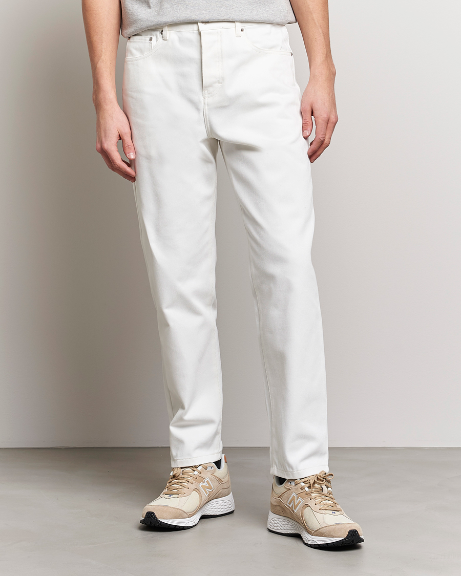 Herren | Jeans | AMI | Tapered Jeans Natural White