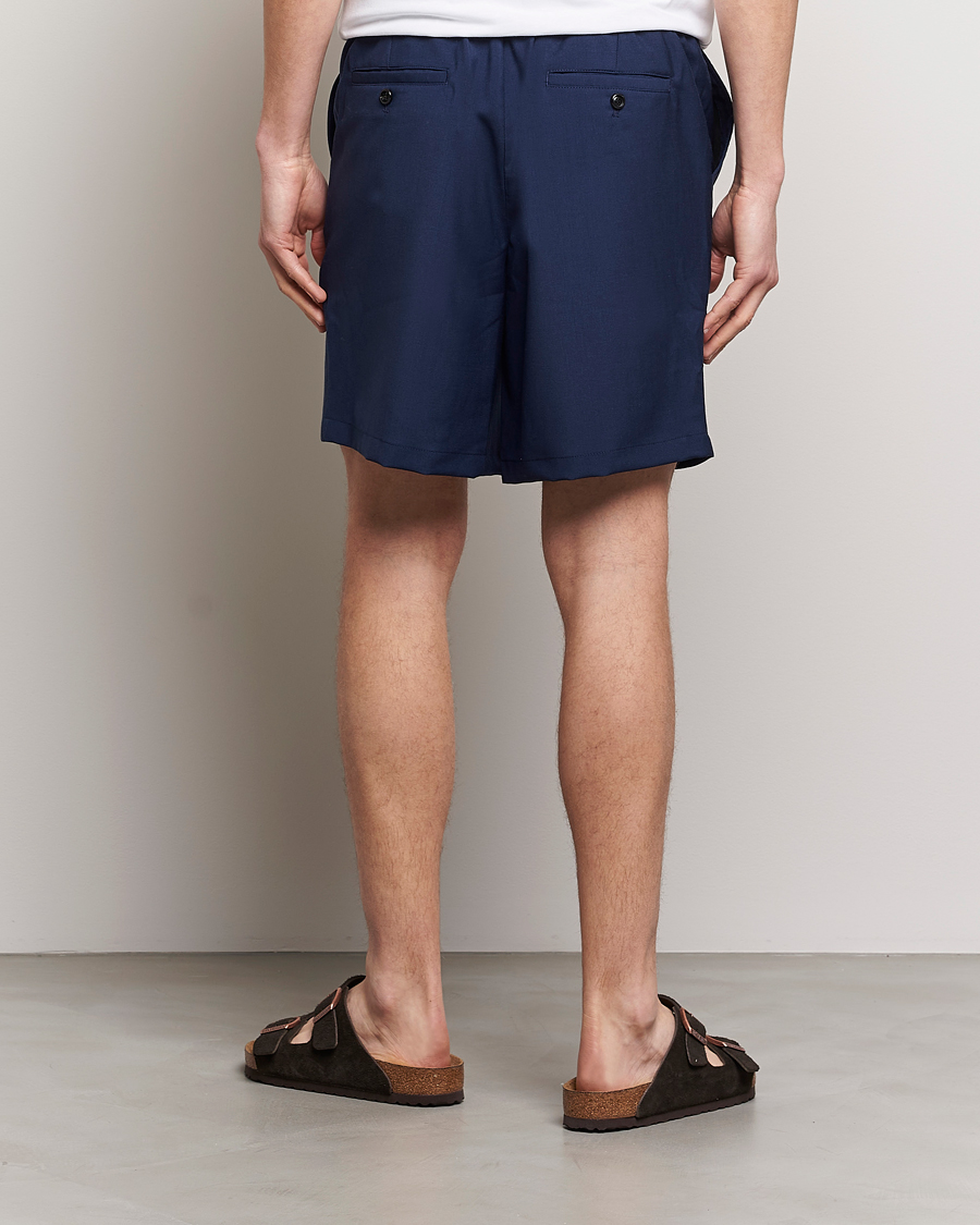 Herren | Shorts | AMI | Elasticated Waist Shorts Navy
