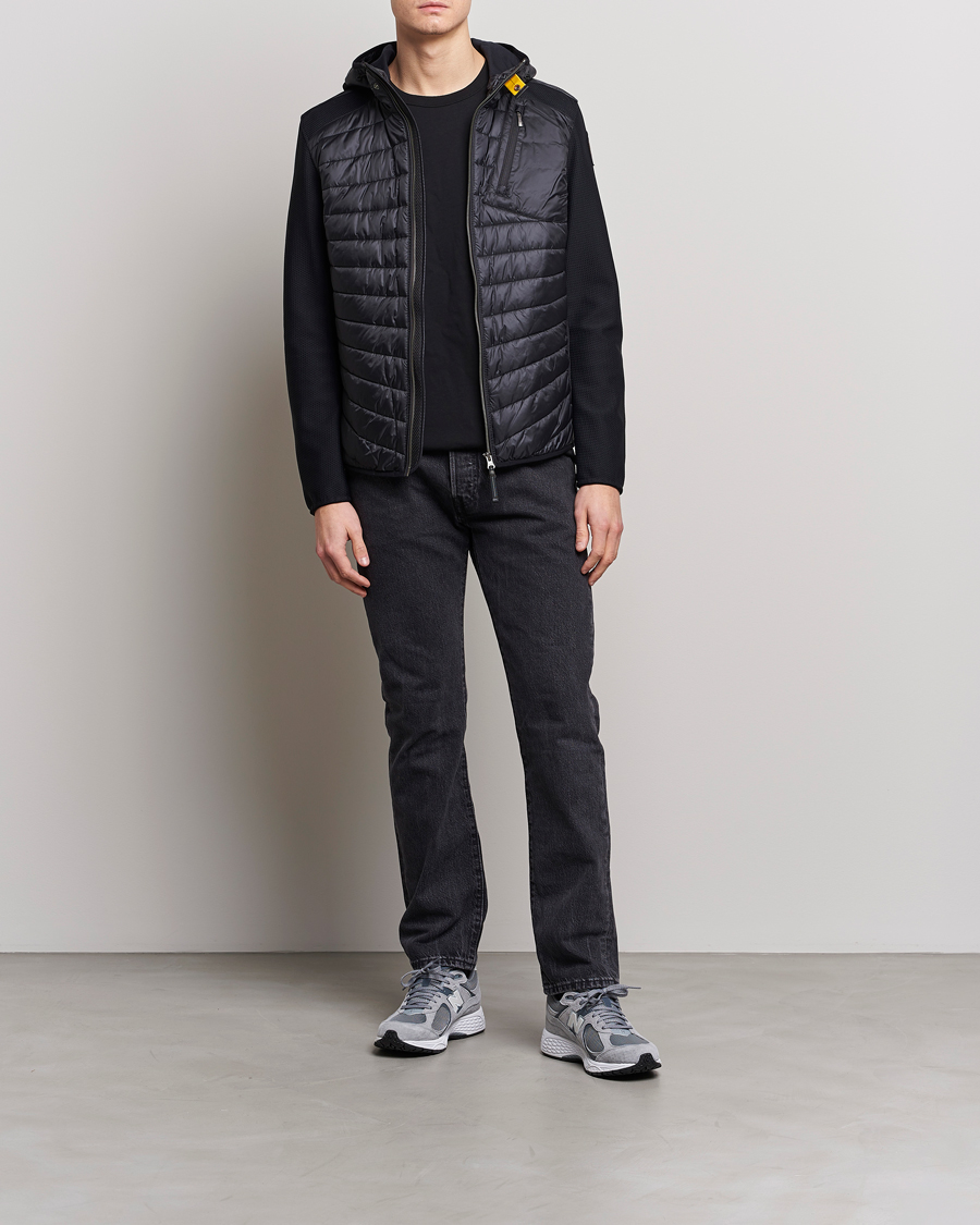 Herren | Jacken | Parajumpers | Nolan Mesh Hooded Hybrid Black