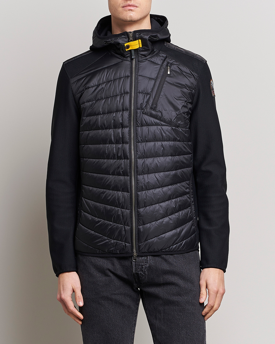 Herren | Jacken | Parajumpers | Nolan Mesh Hooded Hybrid Black