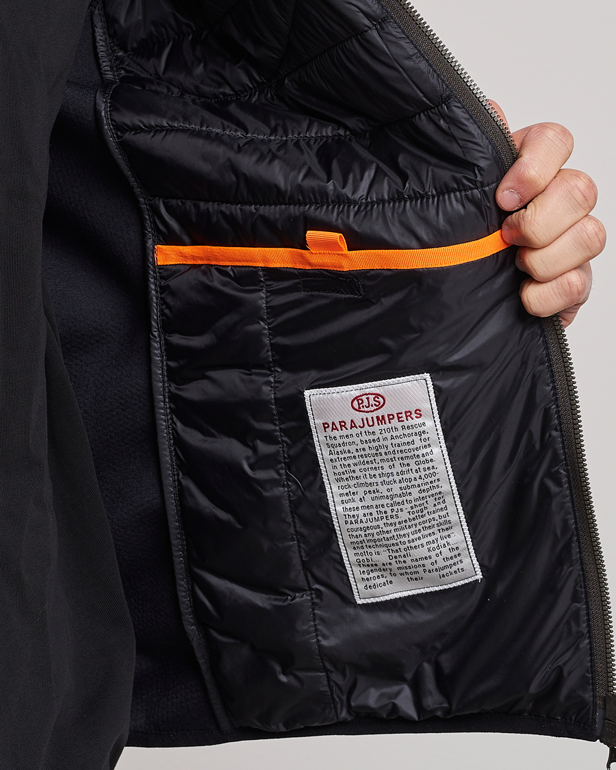 Herren | Jacken | Parajumpers | Nolan Mesh Hooded Hybrid Black