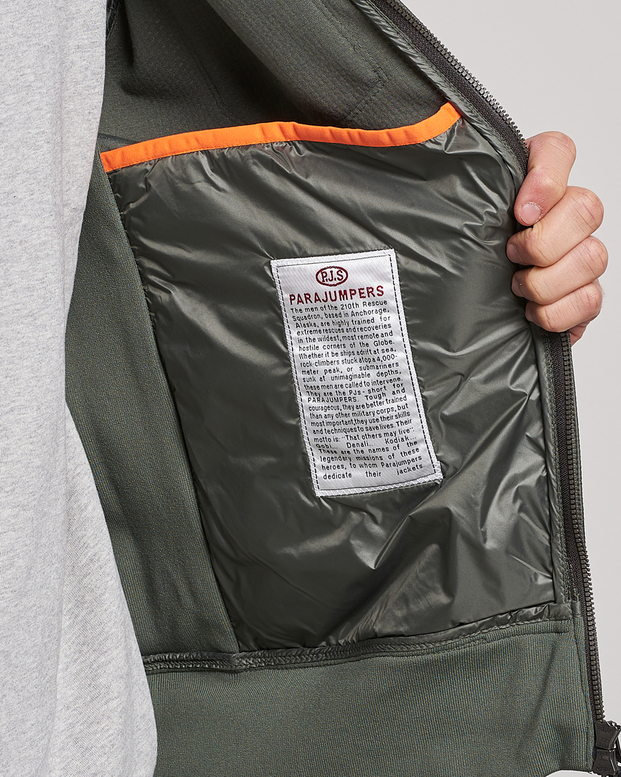 Herren | Jacken | Parajumpers | London Hybrid Cool Down Jacket Thyme