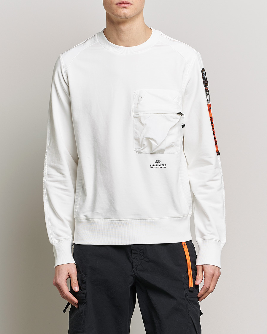 Herren | Pullover | Parajumpers | Sabre Soft Crew Neck Sweatshirt Off White