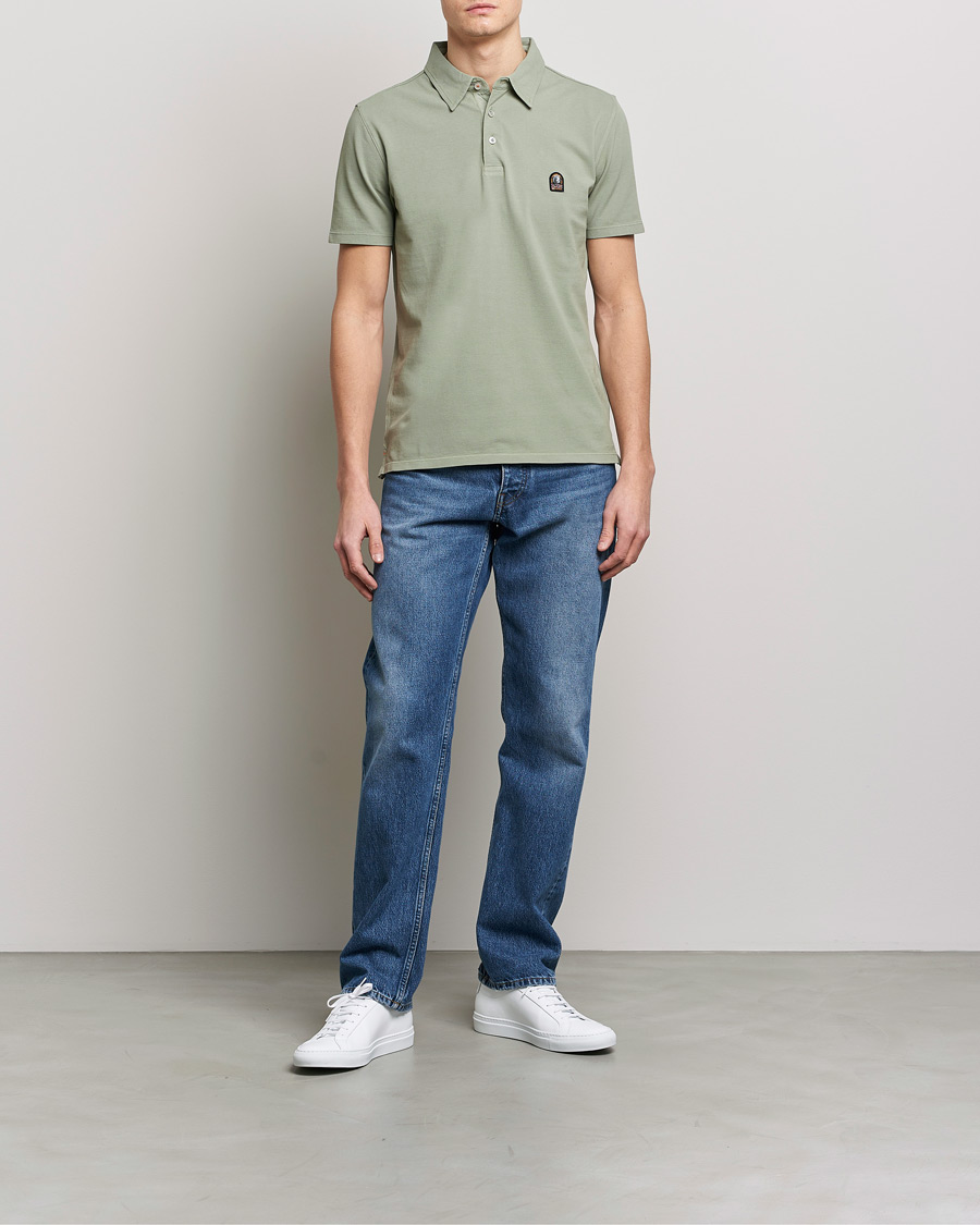 Herren | Poloshirts | Parajumpers | Hugh Polo Green Mileu