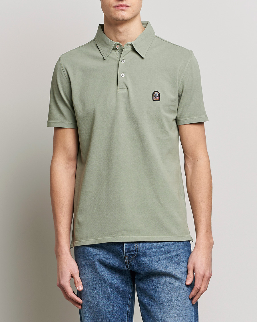 Herren | Poloshirts | Parajumpers | Hugh Polo Green Mileu