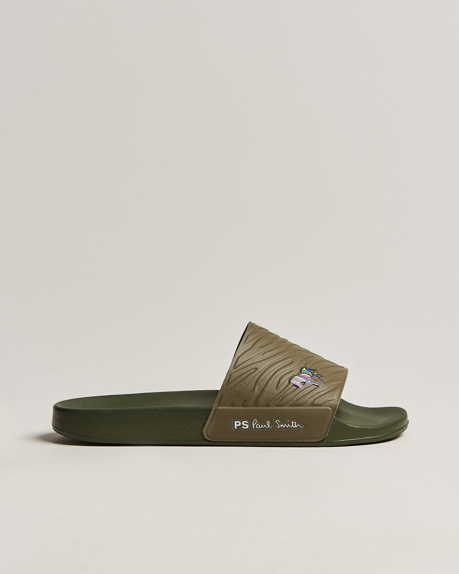 Herren | PS Paul Smith Nyro Zebra Sandal Green | PS Paul Smith | Nyro Zebra Sandal Green