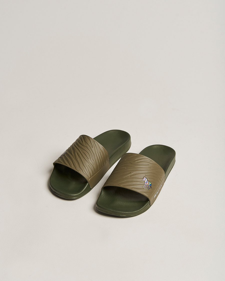 Herren | PS Paul Smith Nyro Zebra Sandal Green | PS Paul Smith | Nyro Zebra Sandal Green