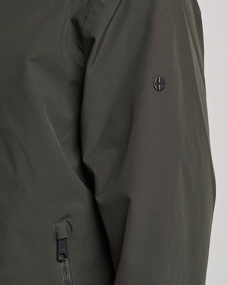 Herren | Jacken | Scandinavian Edition | Plain Waterproof Jacket Dark Olive