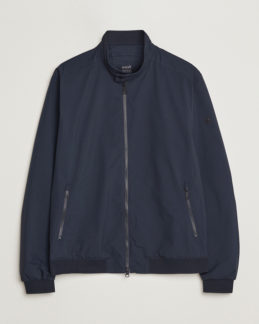 Herren | Jacken | Scandinavian Edition | Plain Waterproof Jacket Midnight Blue