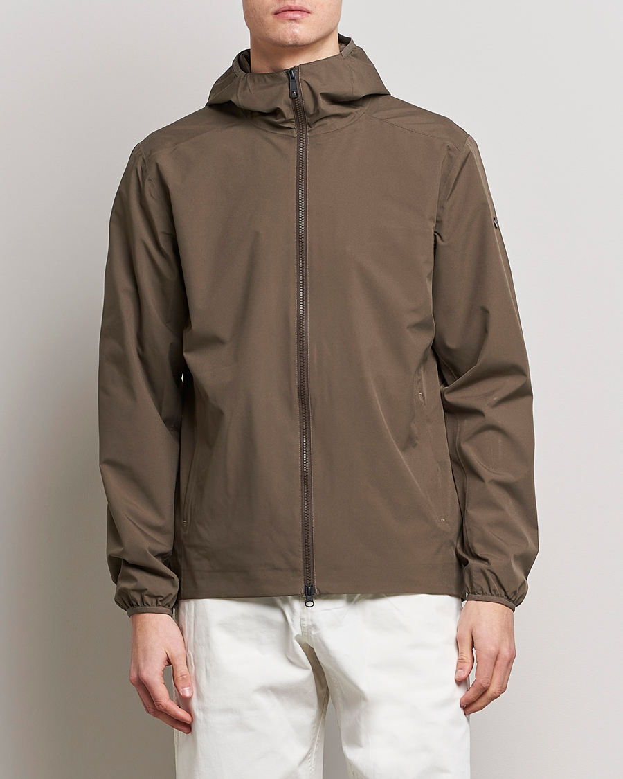 Herren | Jacken | Scandinavian Edition | Hood Waterproof Jacket Major Brown