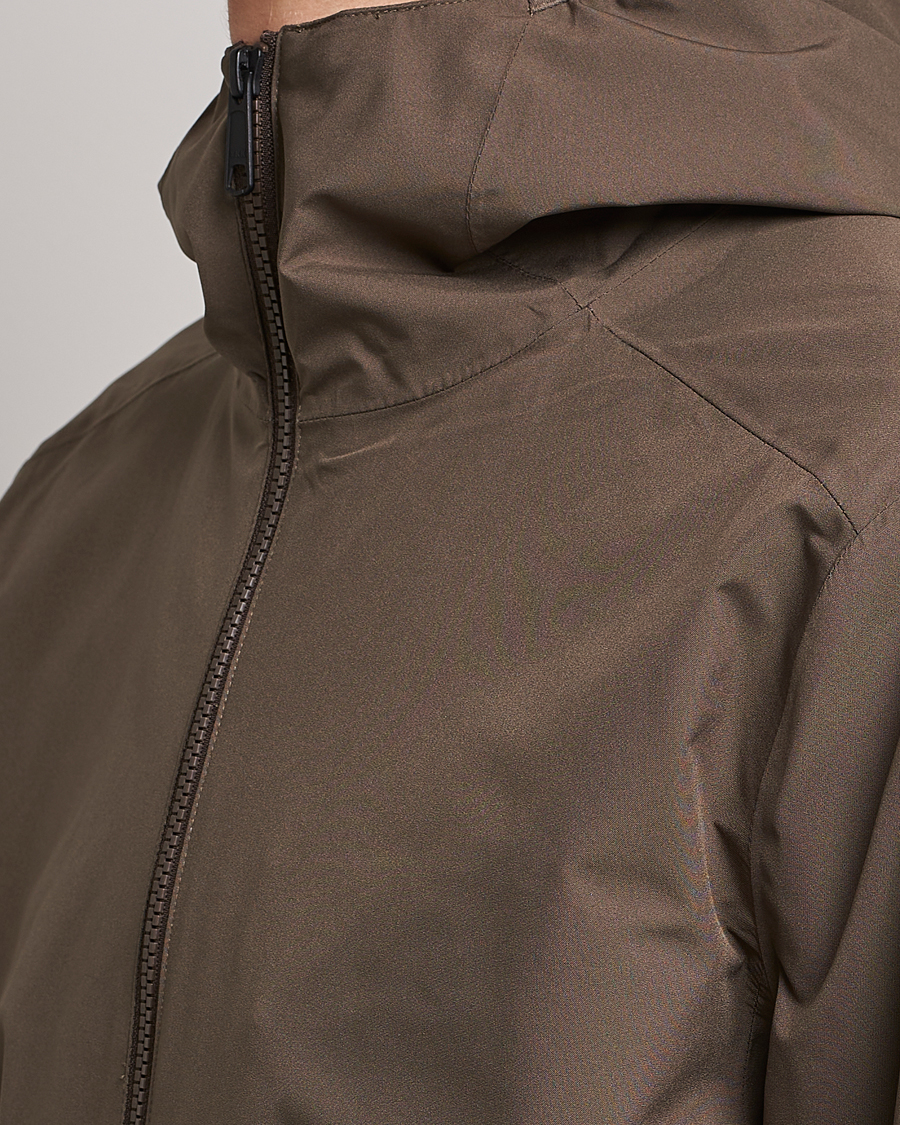 Herren | Jacken | Scandinavian Edition | Hood Waterproof Jacket Major Brown