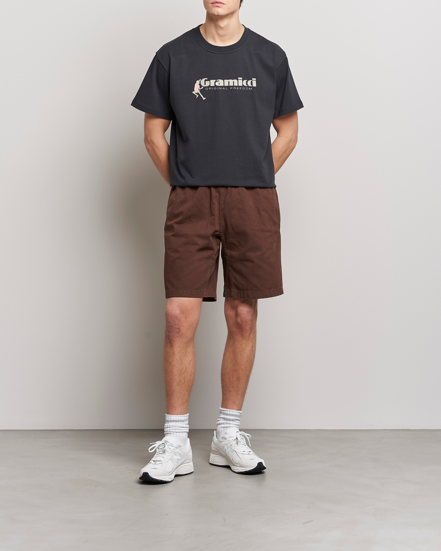 Herren | T-Shirts | Gramicci | Organic Cotton Dancing Man T-Shirt Vintage Black