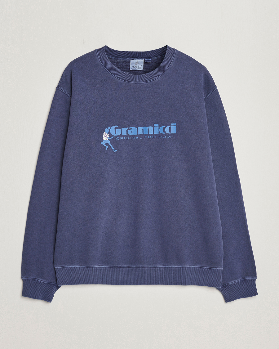 Herren | Pullover | Gramicci | Dancing Man Sweatshirt Navy Pigment