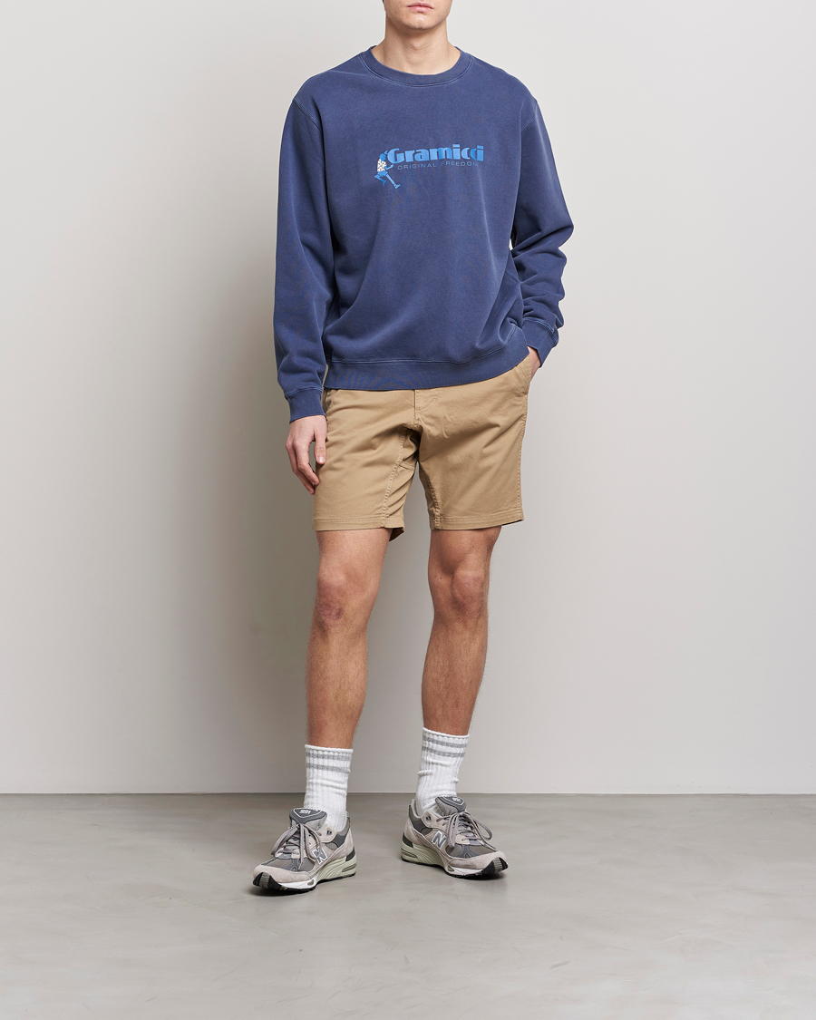 Herren | Pullover | Gramicci | Dancing Man Sweatshirt Navy Pigment