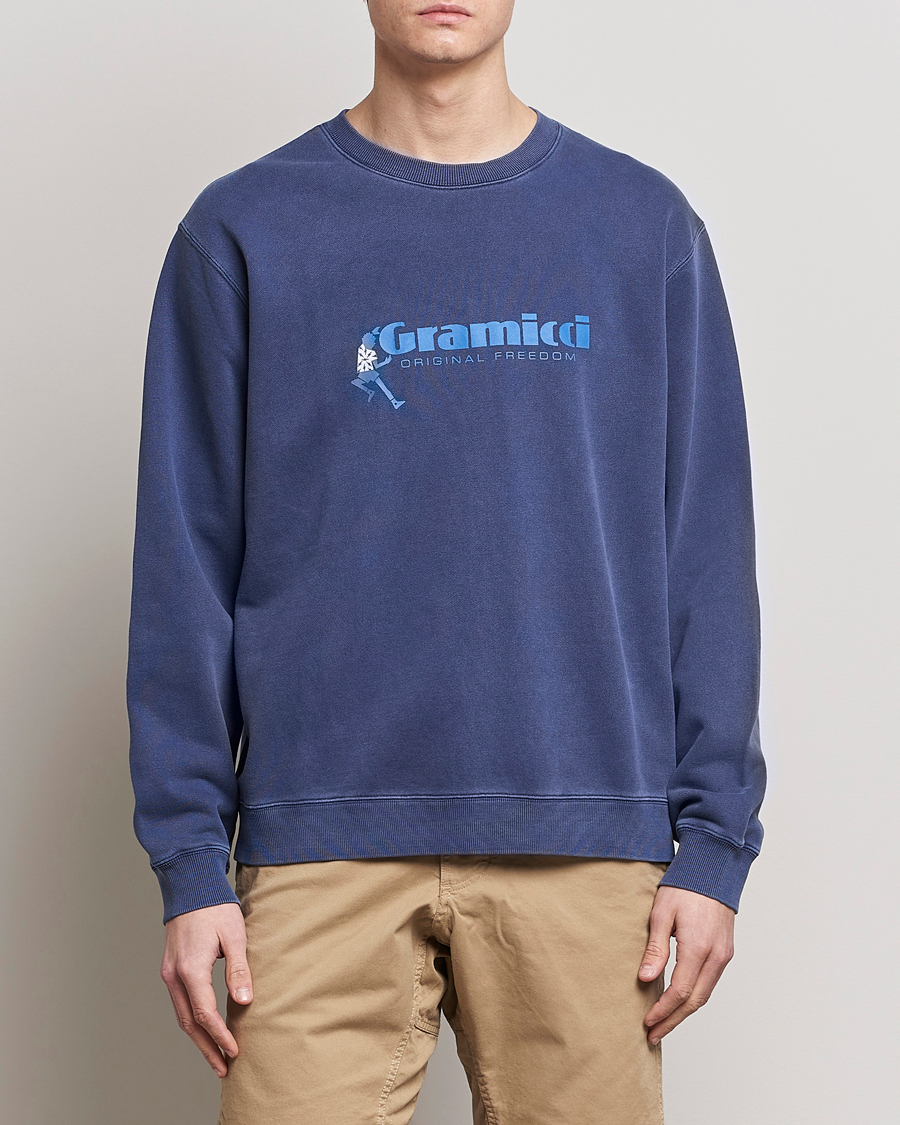 Herren | Pullover | Gramicci | Dancing Man Sweatshirt Navy Pigment