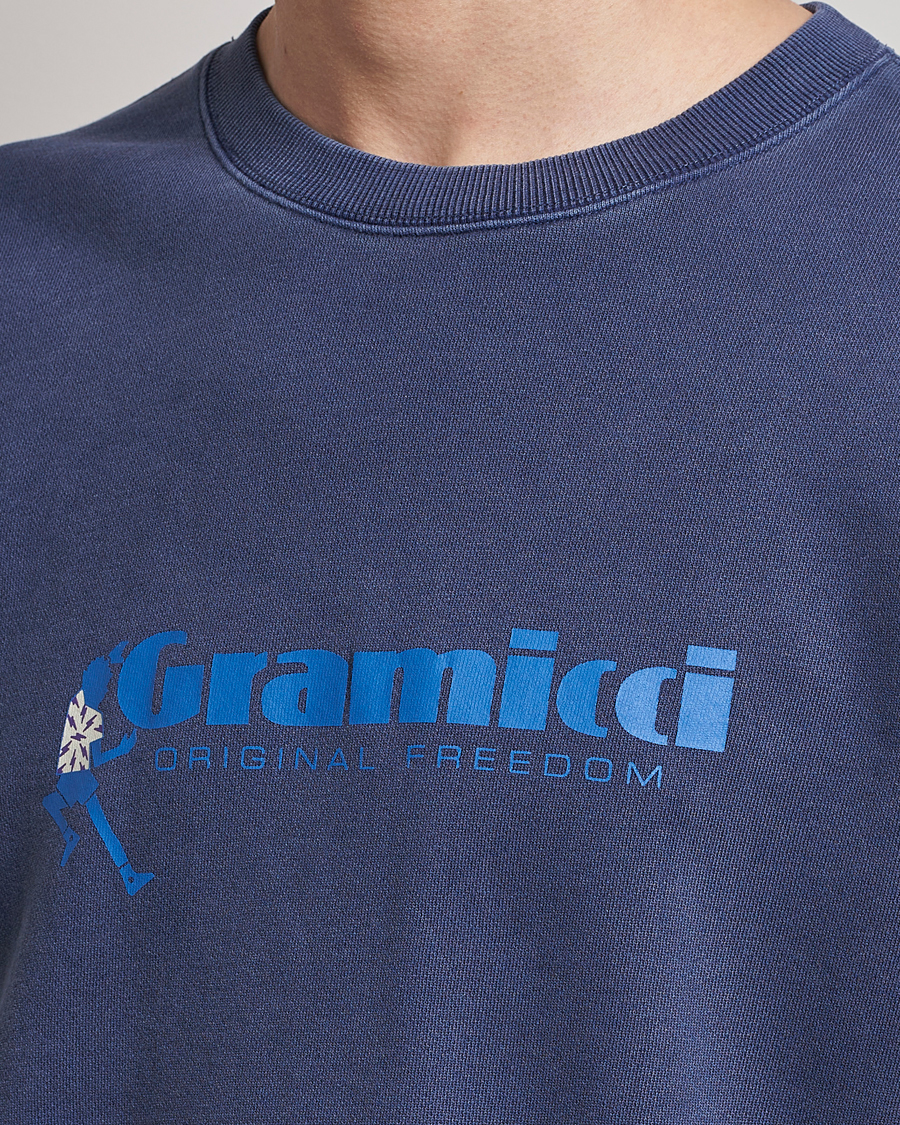 Herren | Pullover | Gramicci | Dancing Man Sweatshirt Navy Pigment