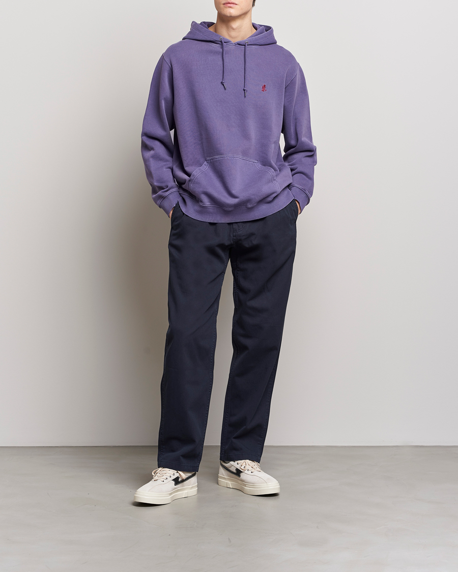 Herren | Pullover | Gramicci | One Point Hooded Sweatshirt Purple Pigment