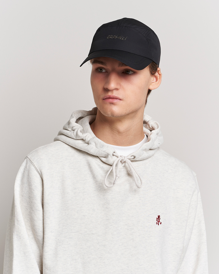 Herren | Gramicci Light Ripstop Strap Cap Black | Gramicci | Light Ripstop Strap Cap Black