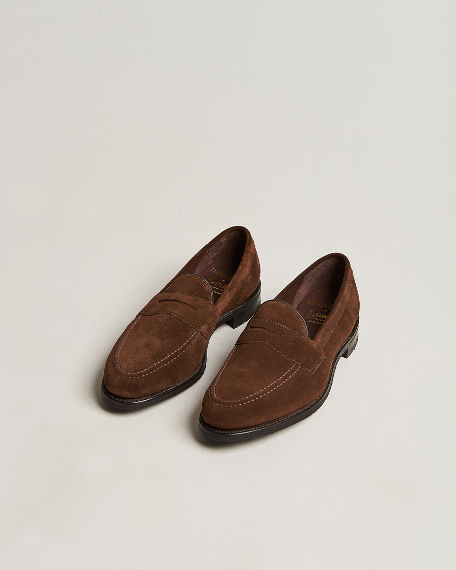 Herren | Loake 1880 Grant Shadow Sole Brown Suede | Loake 1880 | Grant Shadow Sole Brown Suede