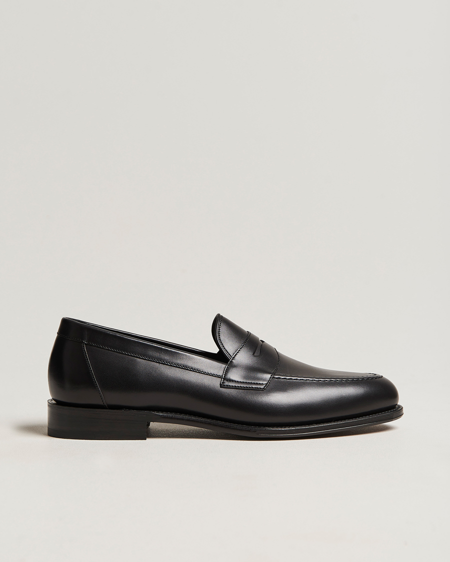 Herren | Loafer | Loake 1880 | Hornbeam Eco Penny Loafer Black Calf