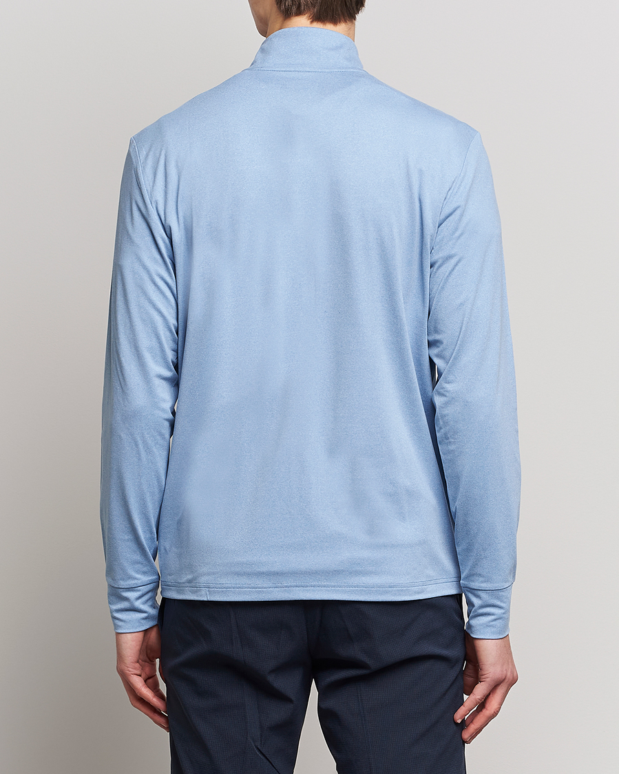 Herren | Pullover | Polo Ralph Lauren Golf | Performance Stratch Half Zip Powder Blue Heather
