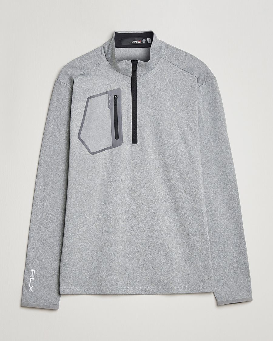 Herren | Pullover | RLX Ralph Lauren | Luxury Jersey Half Zip Andover Heather