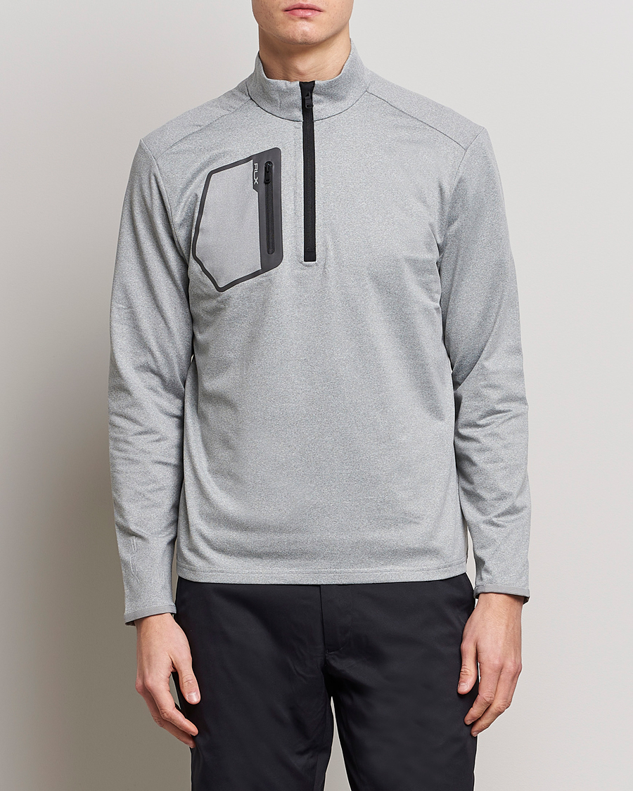 Herren | Pullover | RLX Ralph Lauren | Luxury Jersey Half Zip Andover Heather