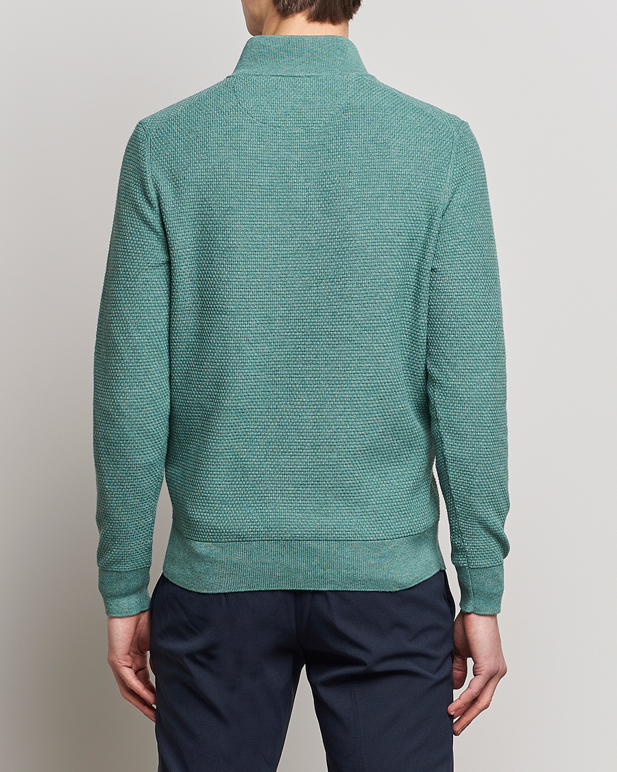 Herren | Pullover | Polo Ralph Lauren Golf | Cotton Jersey Half Zip Green Heather