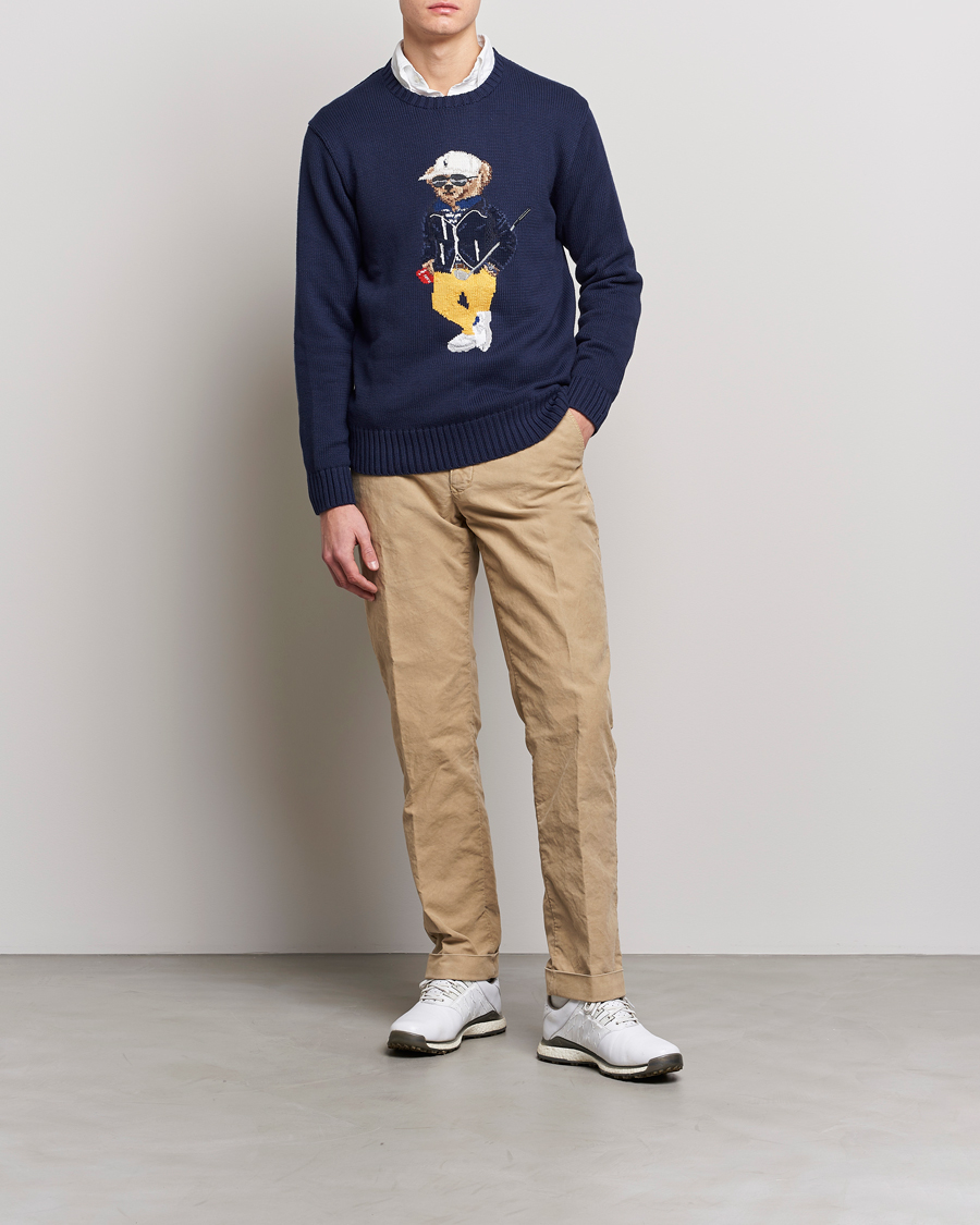 Herren | Pullover | Polo Ralph Lauren Golf | Cotton Bear Knitted Sweater Refined Navy