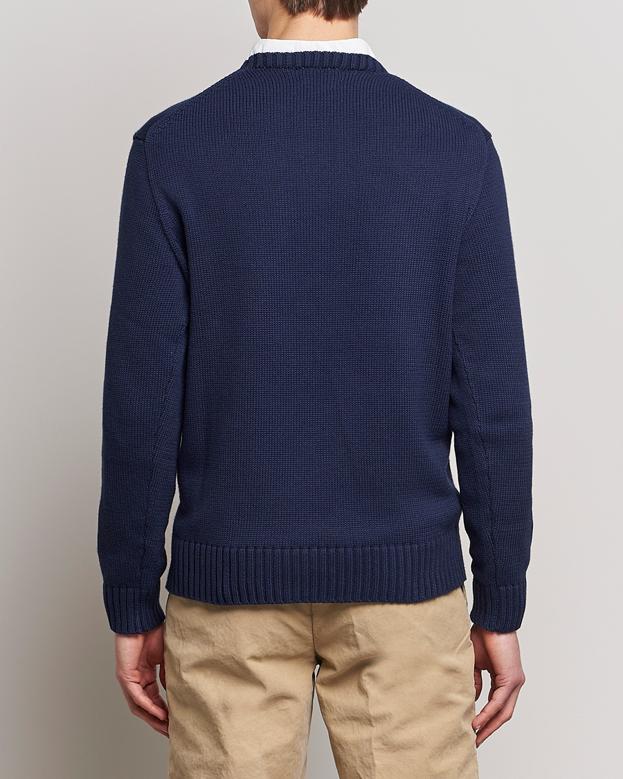 Herren | Pullover | Polo Ralph Lauren Golf | Cotton Bear Knitted Sweater Refined Navy