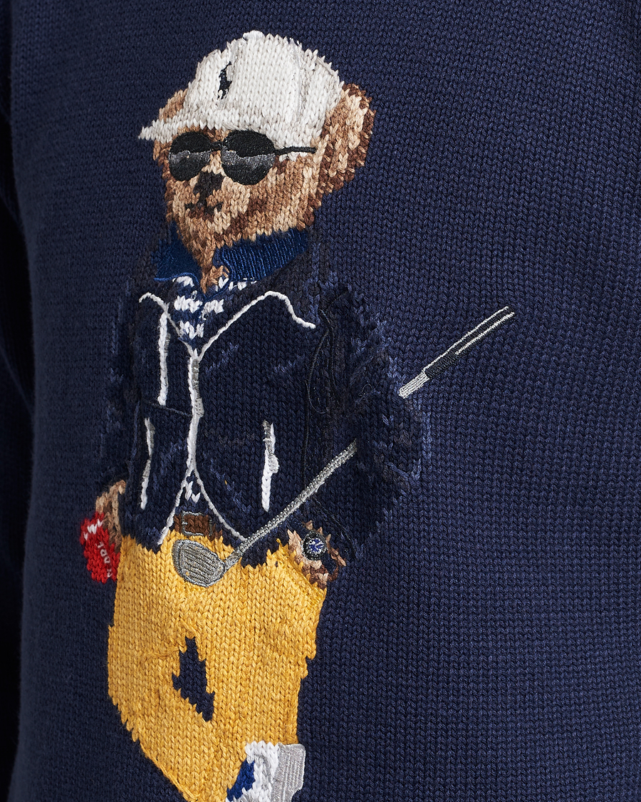 Herren | Pullover | Polo Ralph Lauren Golf | Cotton Bear Knitted Sweater Refined Navy